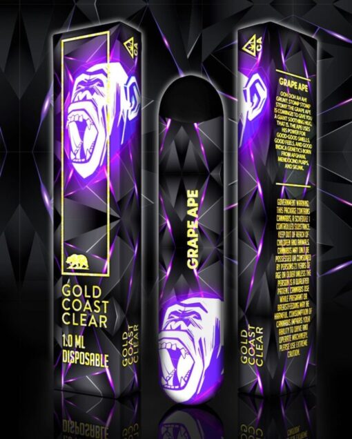 Gold Coast Clear Grape Ape Disposable